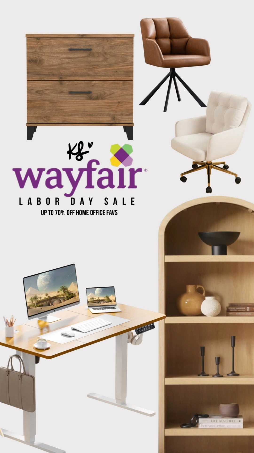 Up to 70% off home office favs from Wayfair this Labor Day 🫶🏼

#LTKFindsUnder100 #LTKSaleAlert #LTKHome