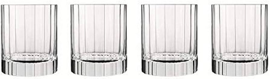 Luigi Bormioli Bach 11.25 oz. Double Old Fashion Glasses, Set of 4, Clear | Amazon (US)
