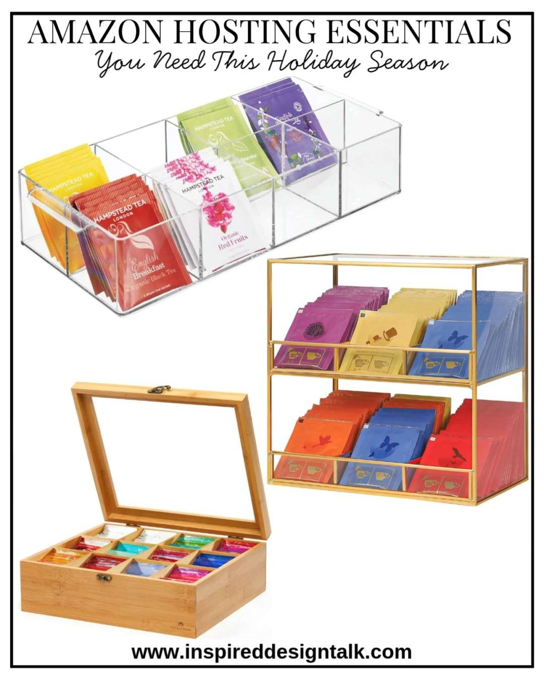 Organize your tea or coffee station with these storage containers. Perfect to add to your kitchen home decor. 

 #LTKOver40 #LTKHome #LTKFindsUnder50