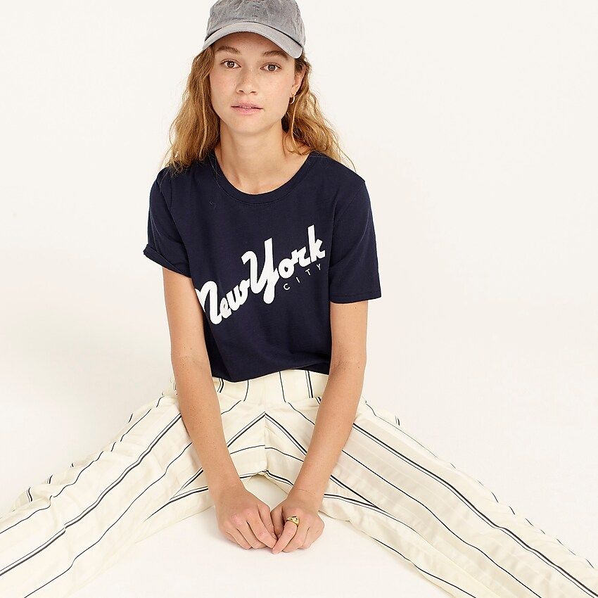 Vintage cotton "New York" crewneck T-shirt | J.Crew US