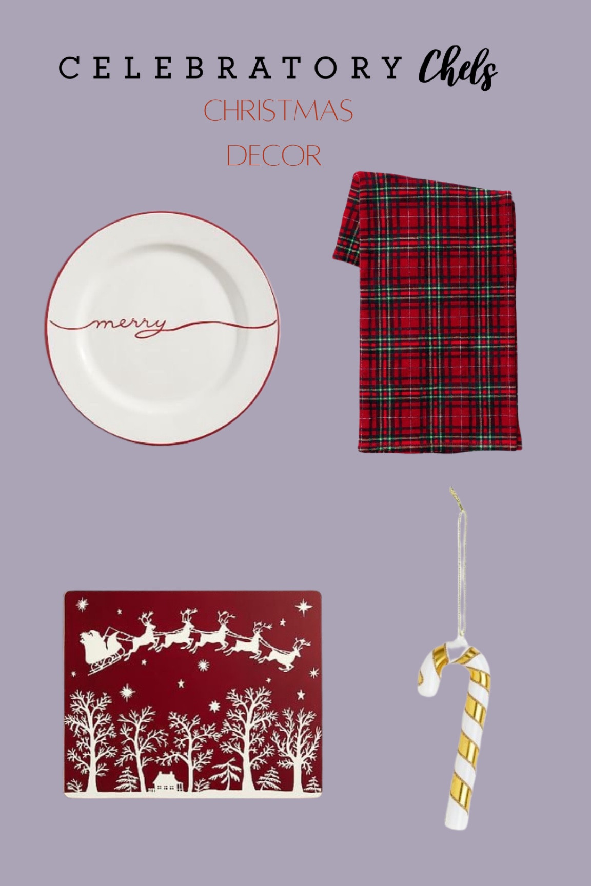 Christmas decor
Place mat
Candy cane ornament
Christmas plate
Plaid throw 
Holiday home 
Kitchen 
Living room 


#LTKHoliday #LTKSeasonal #LTKhome