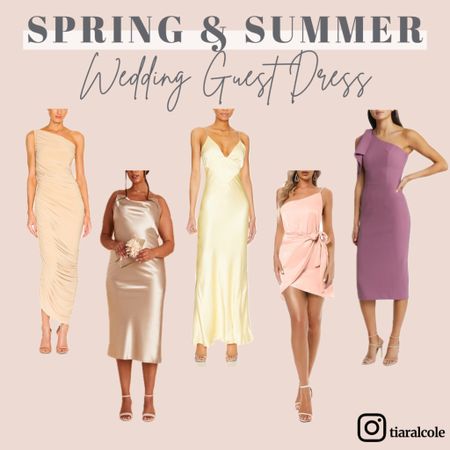 From garden ceremonies to beachside nuptials, dress to impress with these stunning spring and summer wedding guest dresses! #bridalshower #semiformalwedding #formalwedding #weddingguestdresses #maxidress #satindress #mididress #wrapdress #cocktaildress #springwedding #summerwedding

#LTKwedding #LTKFind #LTKstyletip