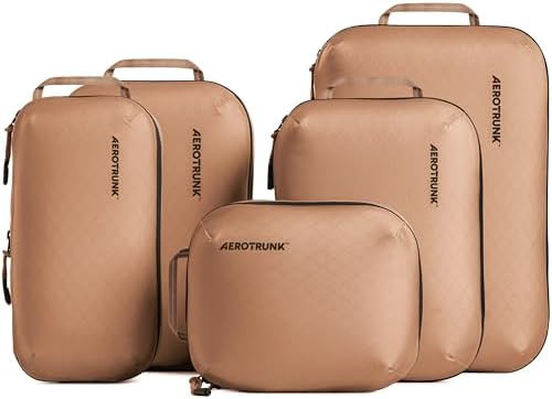 Aerotrunk Ultralight Compression Packing Cubes - Lightweight Travel Organizers for Suitcases and ... | Amazon (US)