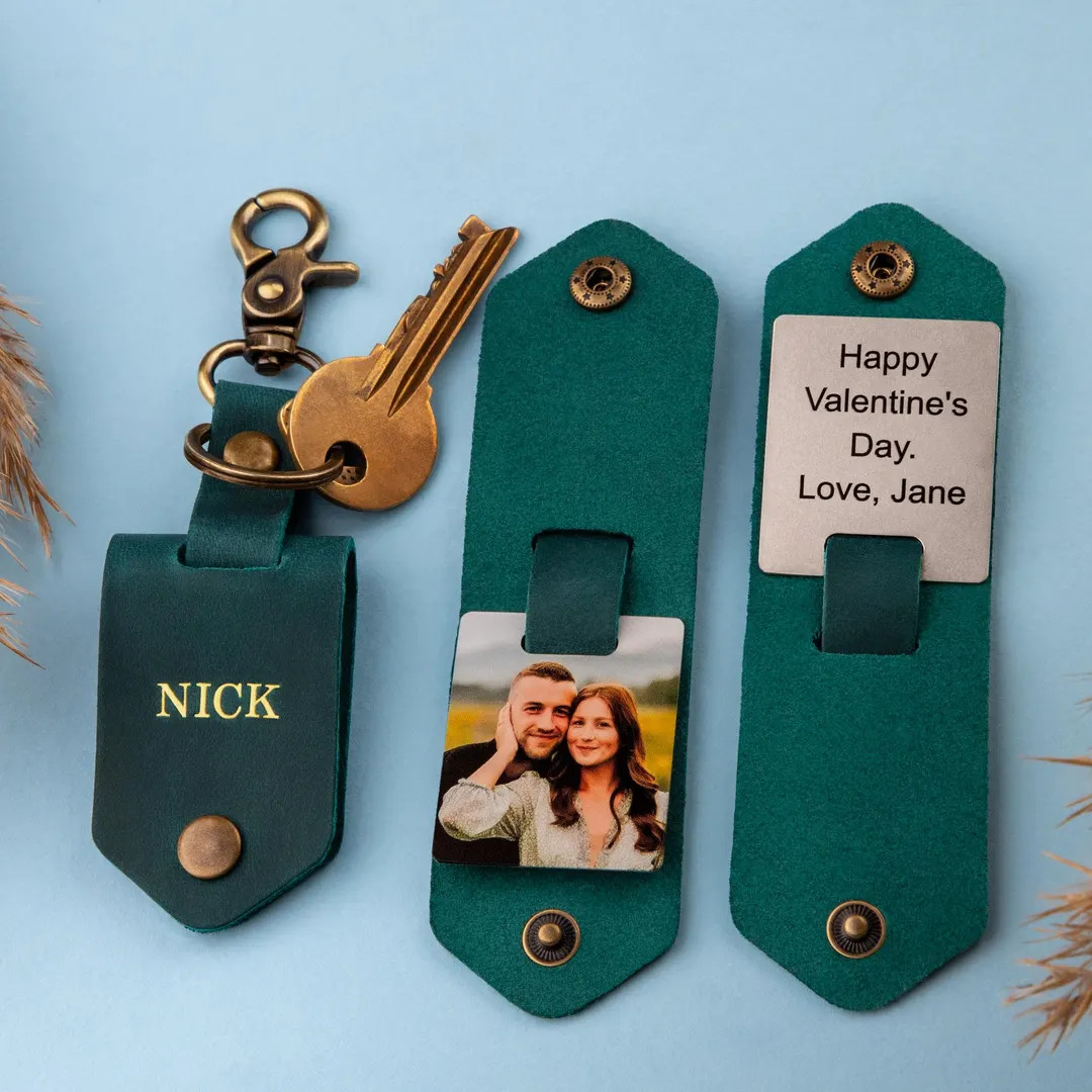 Valentine's Day Gifts Calendar Keychain Personalized With Special Date, Leather Keyring for Anniv... | Etsy (US)