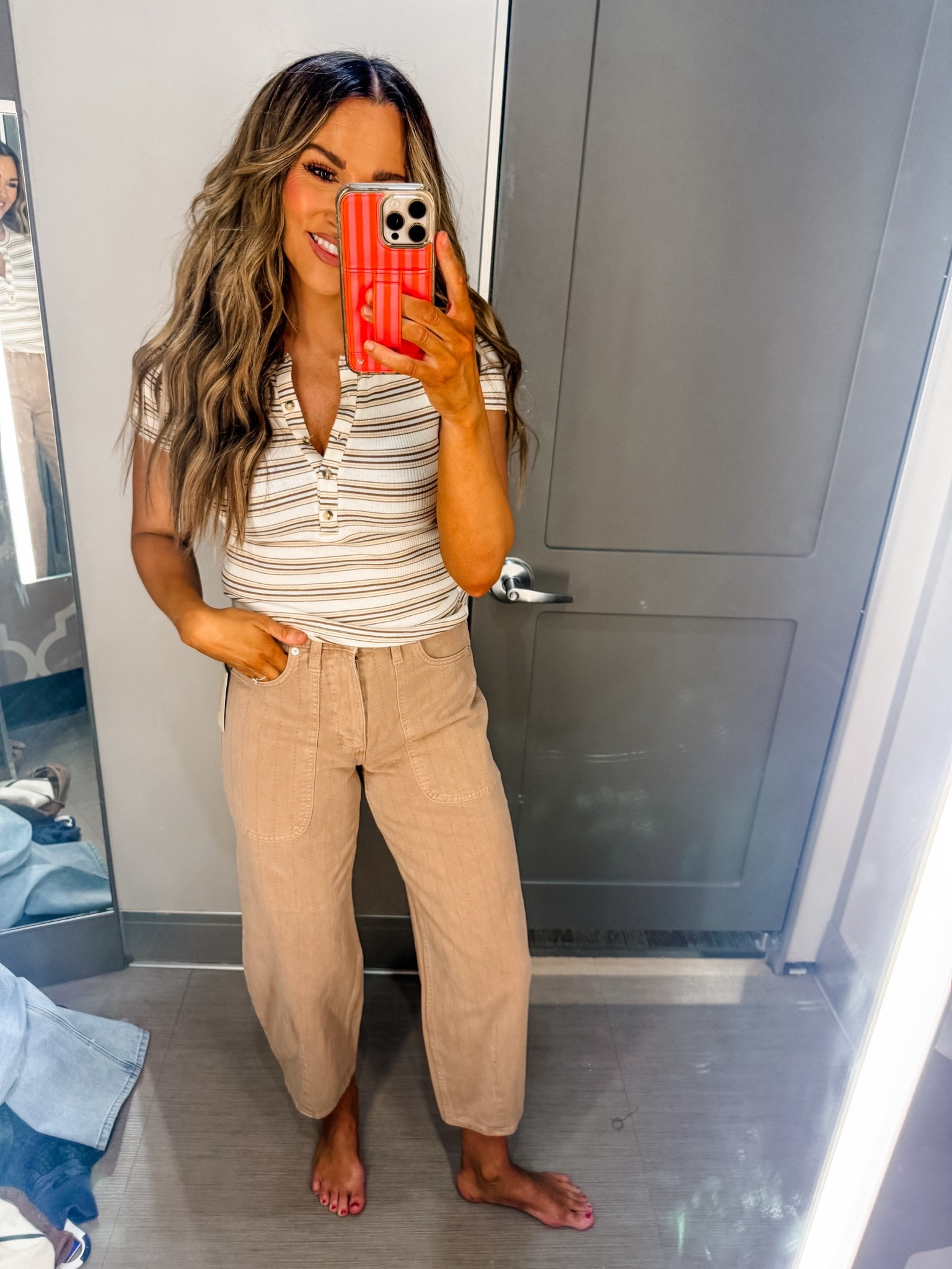 The cutest Henley striped tee
Size small
Jeans size 4 needed a 6
#targetfinds @Target

#LTKSaleAlert #LTKOver40
