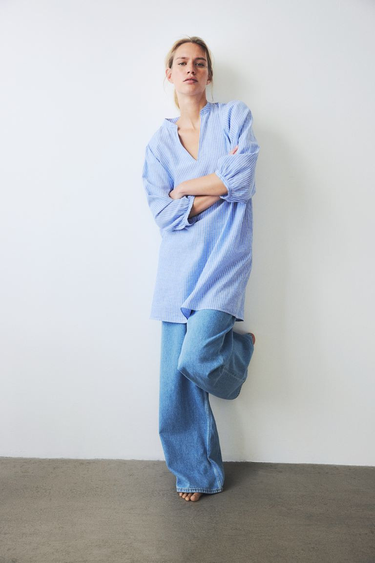 Linen-blend Dress | H&M (US + CA)