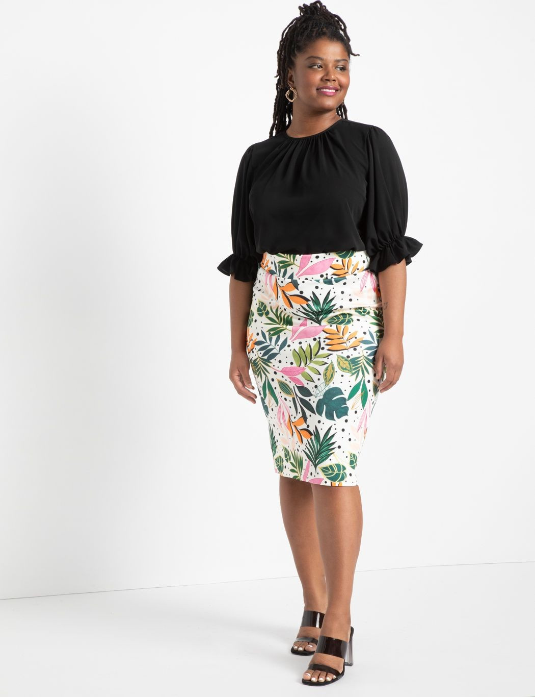 Neoprene Pencil Skirt | Eloquii