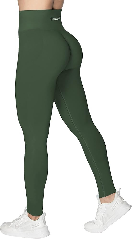 Sunzel Scrunch Butt Lifting Leggings for Women High Waisted Seamless Workout Leggings Gym Yoga Pa... | Amazon (US)