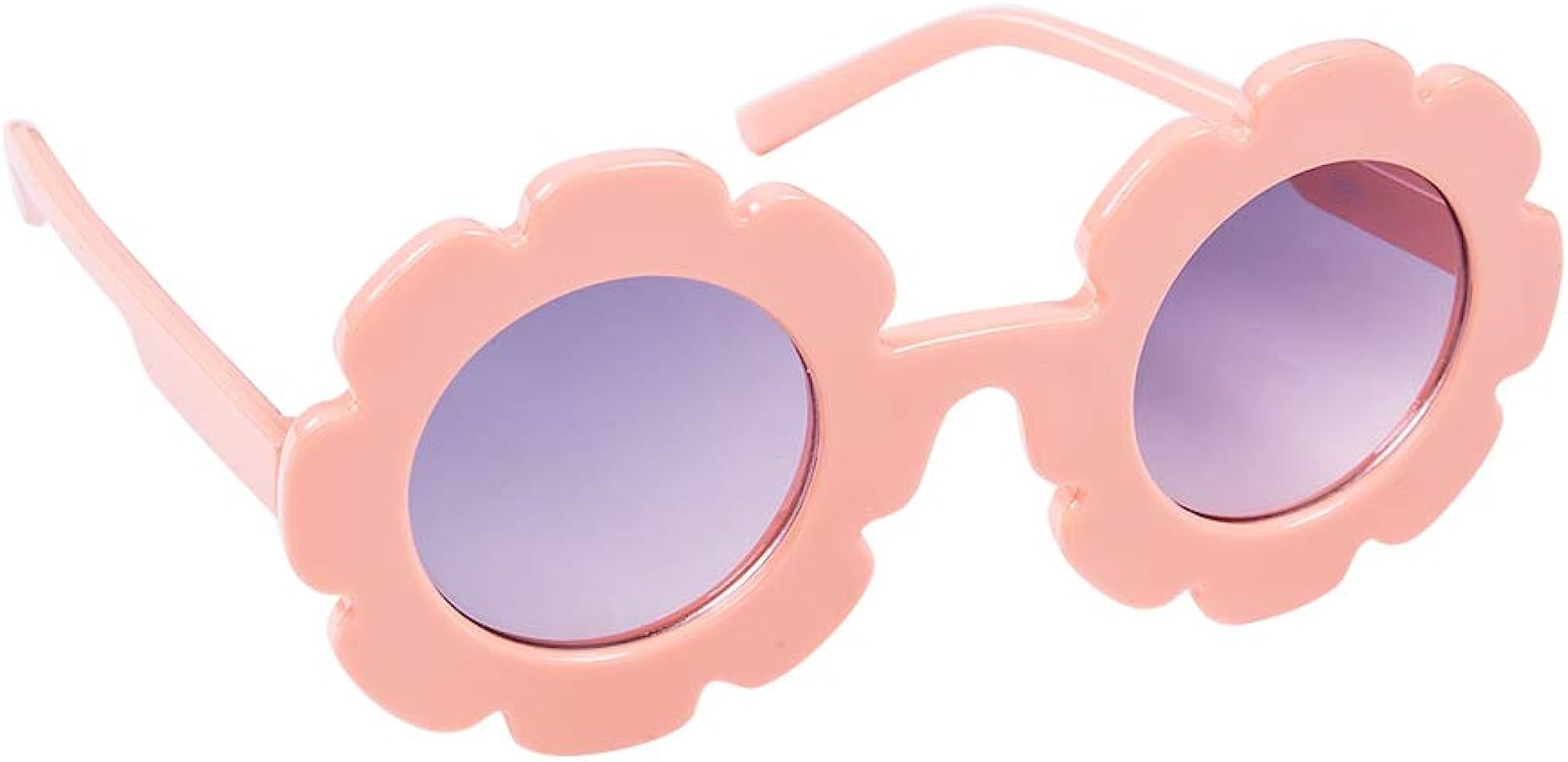 Cute Summer Baby Kids Sunglasses Plastic Frame Flower Goggles Eyeglasses Toddler Children Beach Acce | Amazon (US)