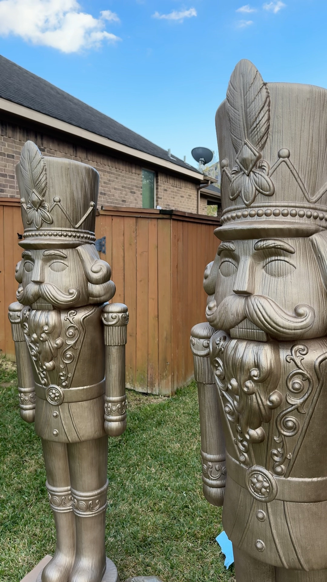 FINALLY got my hands on the viral Walmart 6ft Nutcrackers  this year! 🤩🎄They are going fast!

Christmas 2025, nutcrackers, Christmas decor 2025, Christmas front porch, Christmas decorating 

#LTKHome #LTKvlog #LTKHoliday