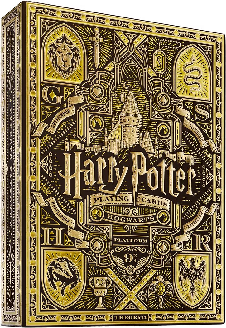 theory11 Harry Potter Playing Cards - Yellow (Hufflepuff) | Amazon (US)