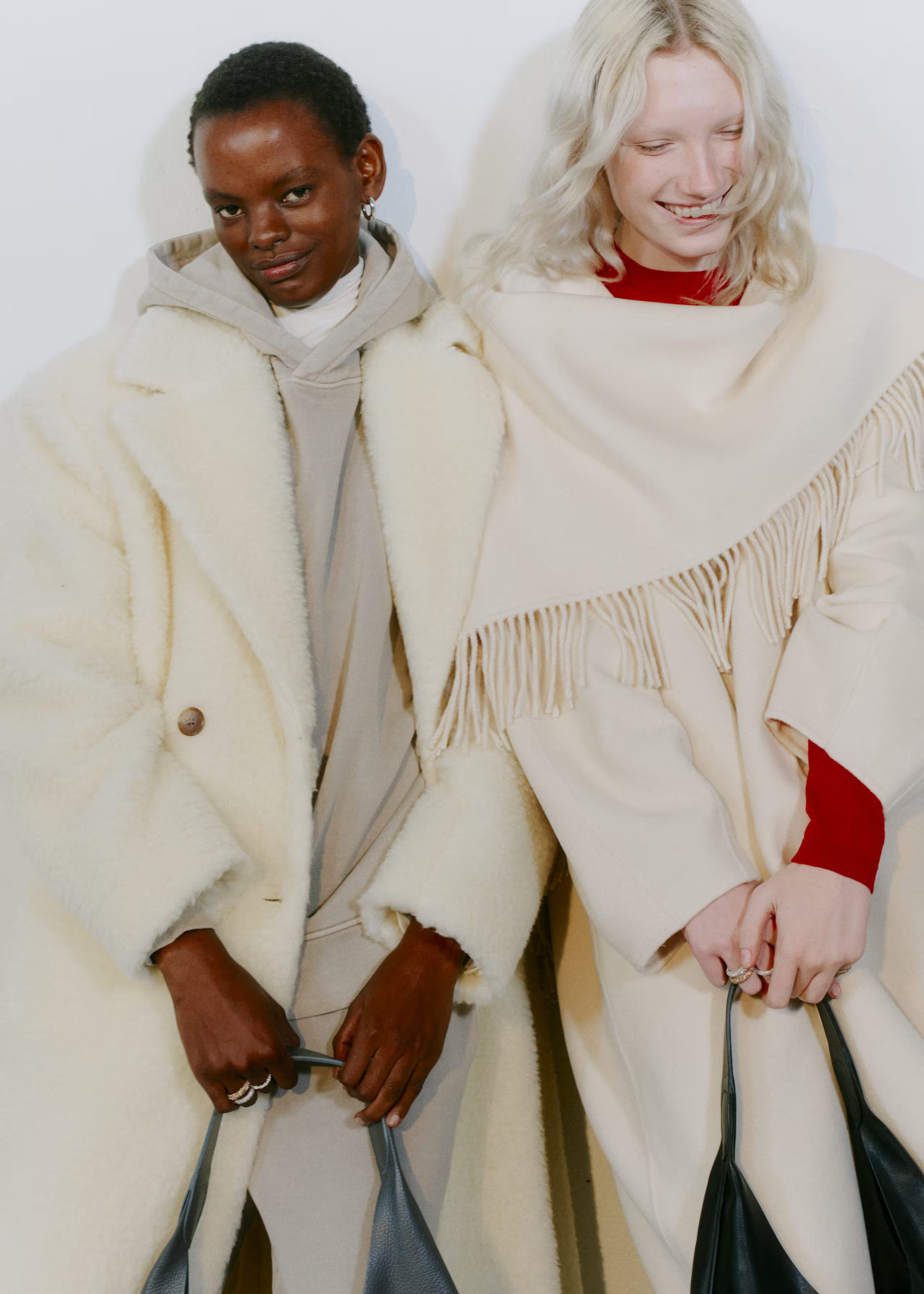 Fringed Shawl Wool Coat | & Other Stories UK