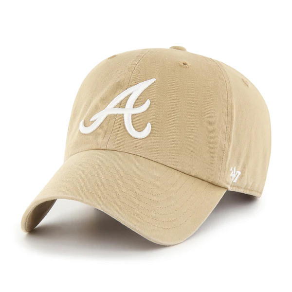 ATLANTA BRAVES KHAKI '47 CLEAN UP | '47Brand