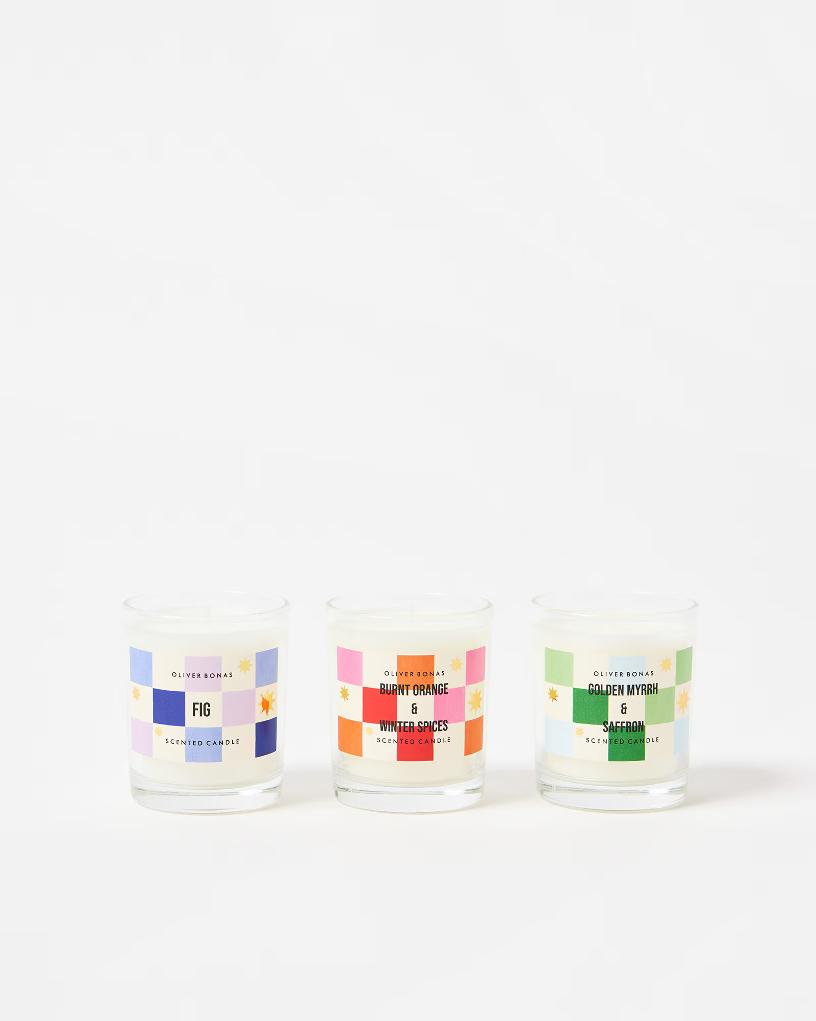 Scented Christmas Candles Set of Three | Oliver Bonas | Oliver Bonas (Global)