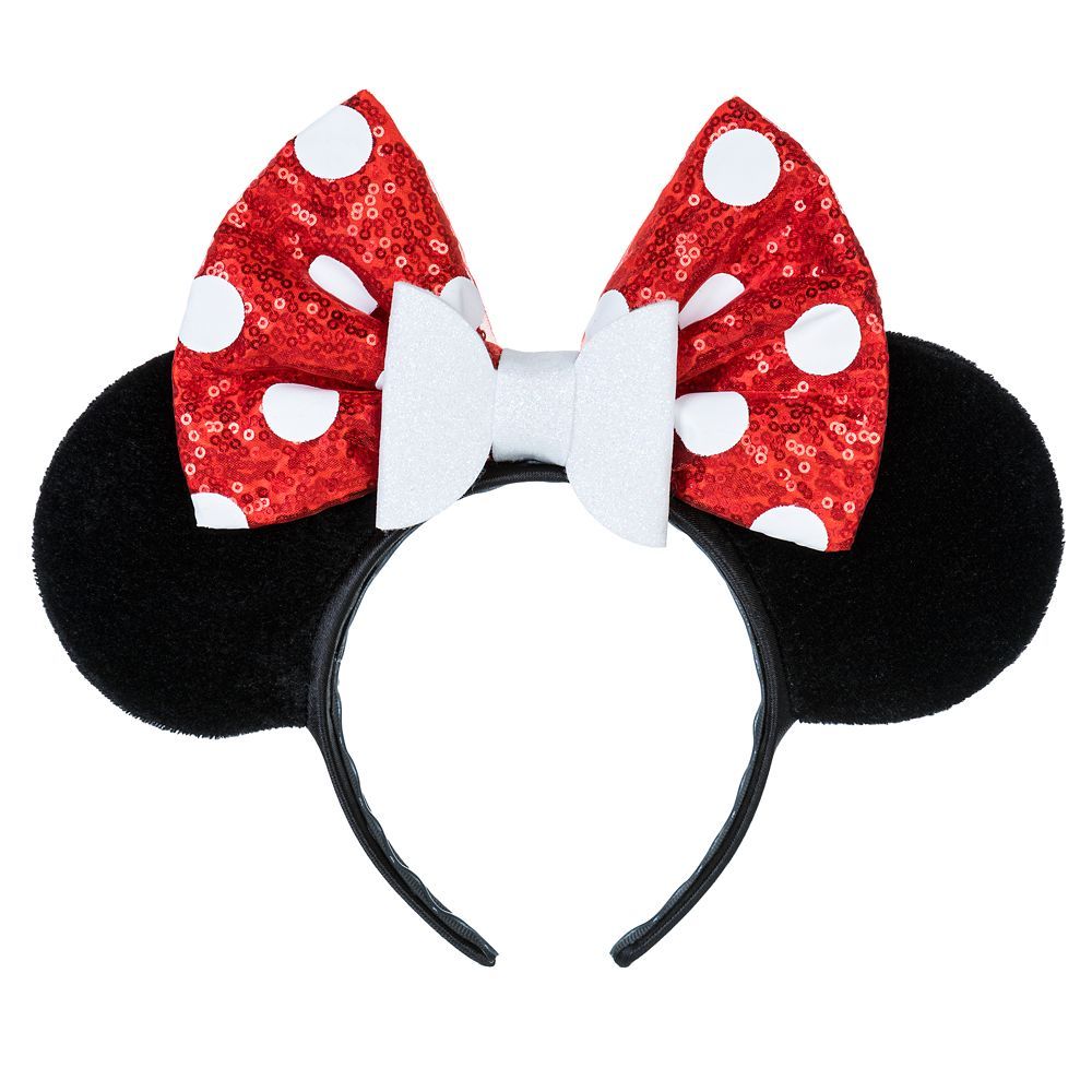 Minnie Mouse Ear Headband for Kids – Red | Disney Store