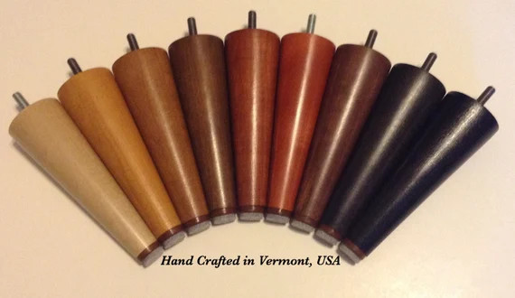 Ikea Mid Century Tapered Style Furniture Legs. Fits Karlstad and Other Styles 4", 5 7/8", 7 7/8" ... | Etsy (US)