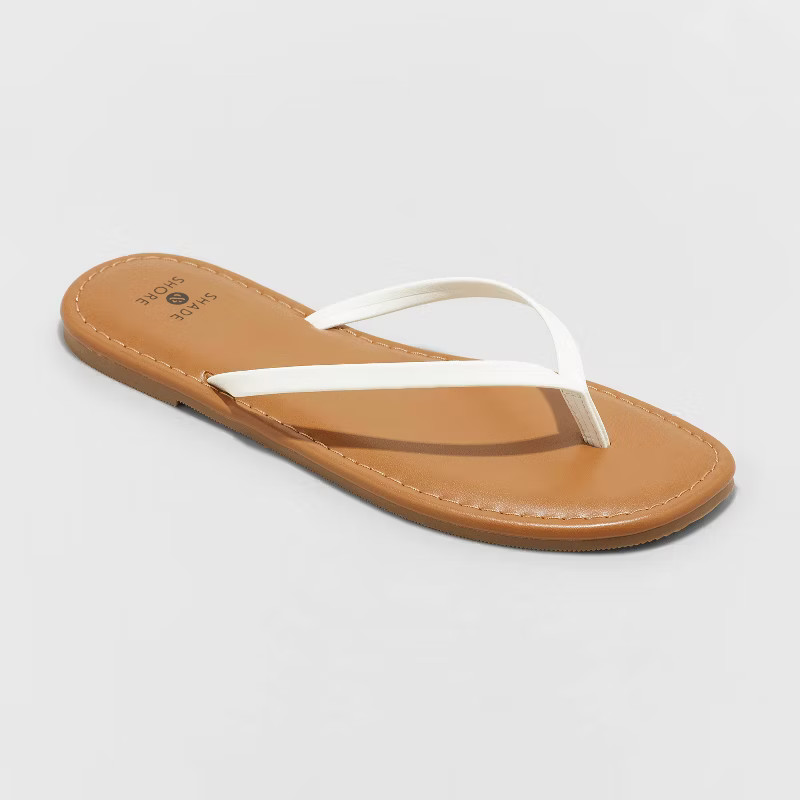 Women's Ava Skinny Strap Flip Flop Sandals - Shade & Shore™ | Target