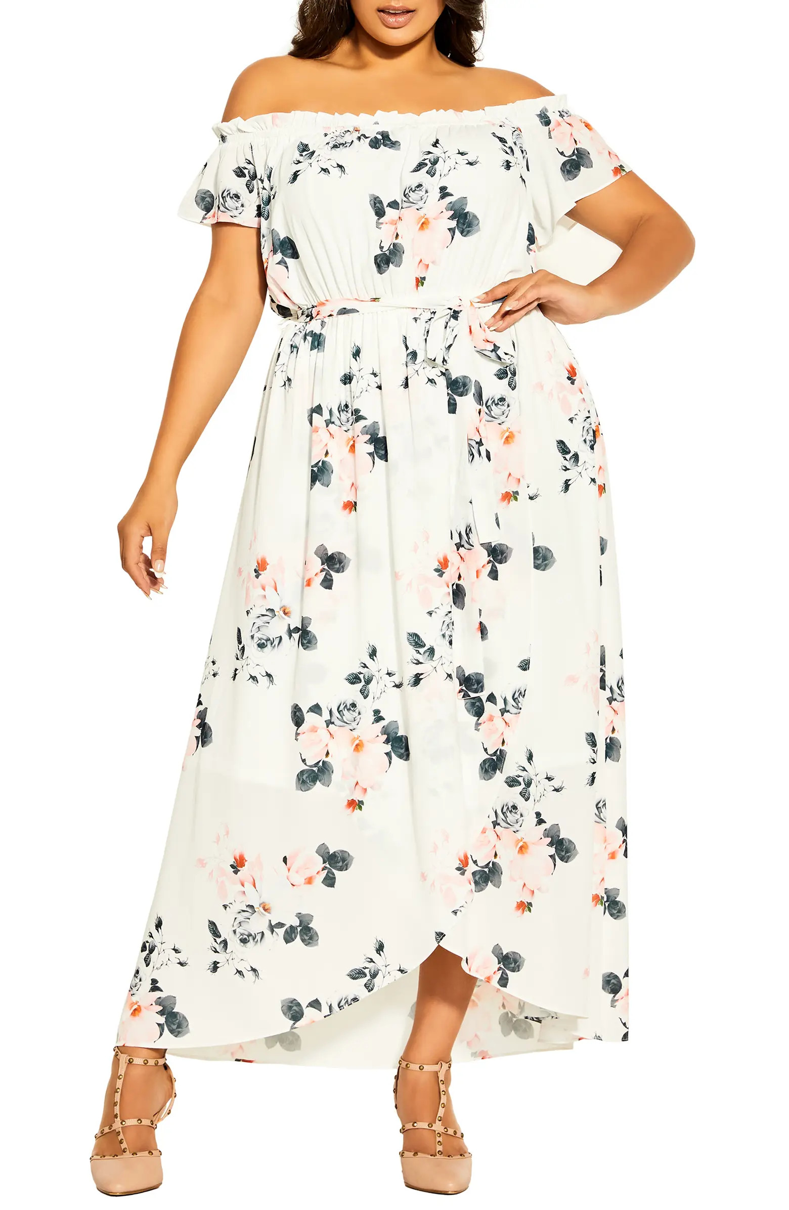 Lotus Tie Off the Shoulder Dress | Nordstrom