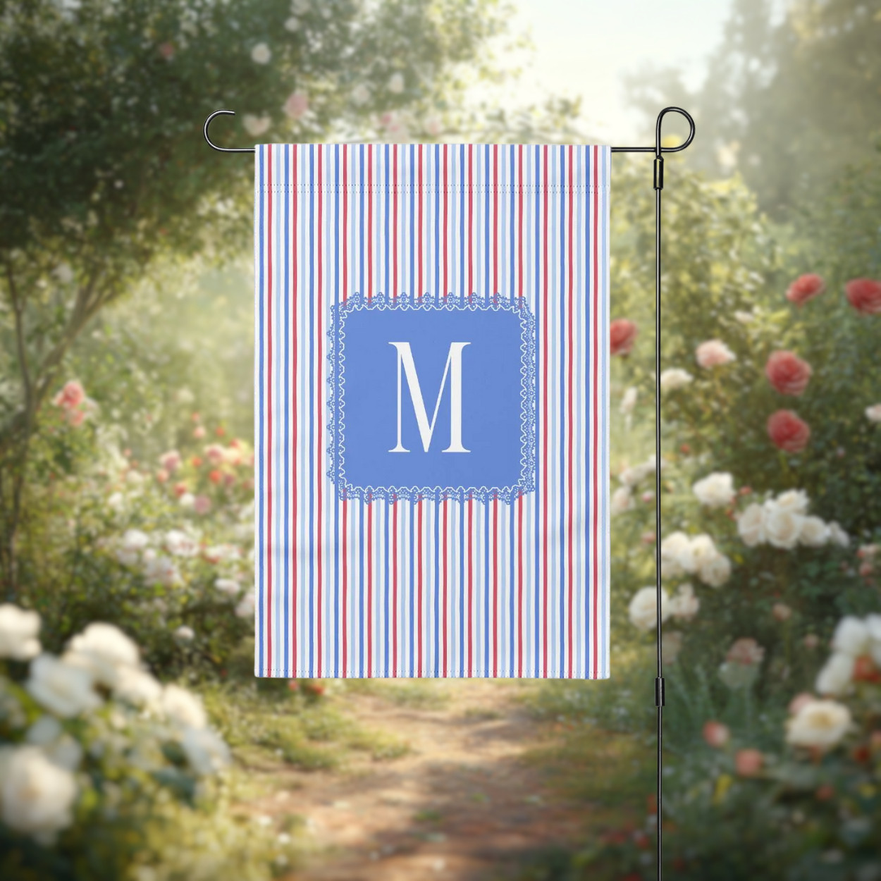 Add a little personality to your petals 💐 This 12.5" x 18" Garden Flag is your green space’s new favorite accessory—playful, personal, and made to flutter with flair.

Crafted from durable, 100% polyester with neat hemmed edges, it features a double-sided print that looks fabulous from every angle (because your style deserves a 360° view).

Pair it with our optional metal stand (36" x 16") for that ready-to-plant, front-yard moment. Make the perfect wedding gift or housewarming gift.

🌷 Perfect for:
Front porches with wicker rocking chairs, garden gate greetings, or just adding a touch of you to the neighborhood parade of pansies.

For the garden goddess who labels her herbs in cursive and waves at every dog that walks by. 

 #LTKSummerEdit #LTKGiftGuide #LTKSaleAlert