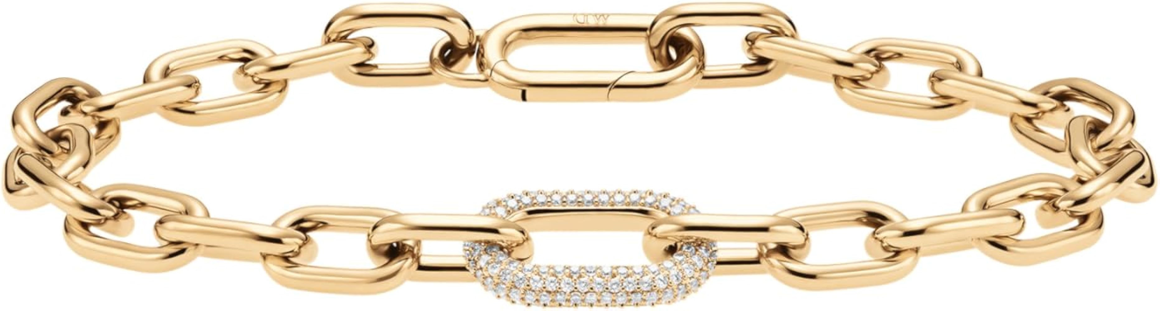Daniel Wellington Crystal Link Bracelet, Unisex Chain Bracelet with CZ Crystal, 316L Stainless St... | Amazon (CA)