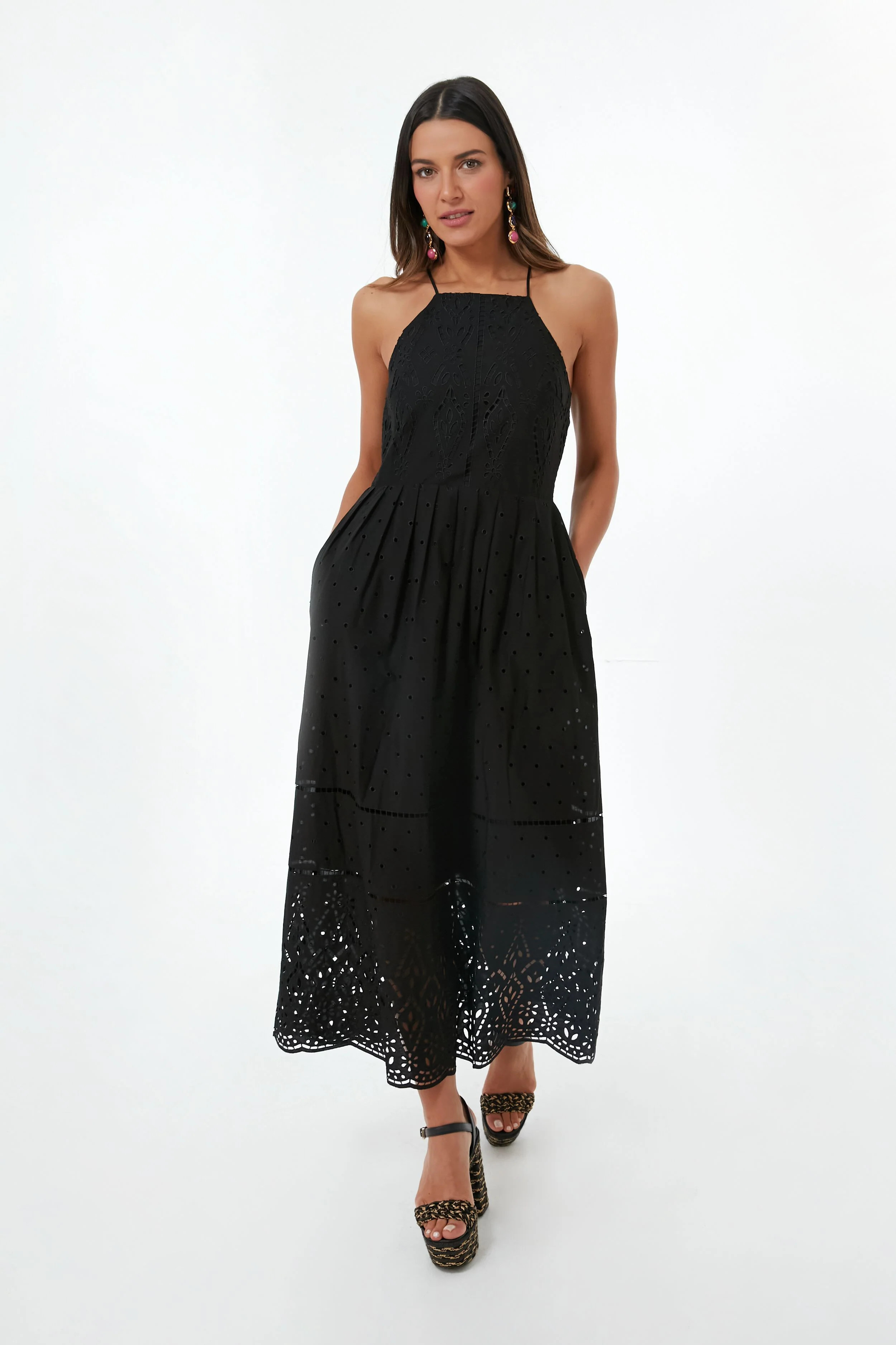Black Eyelet Greer Dress | Tuckernuck (US)