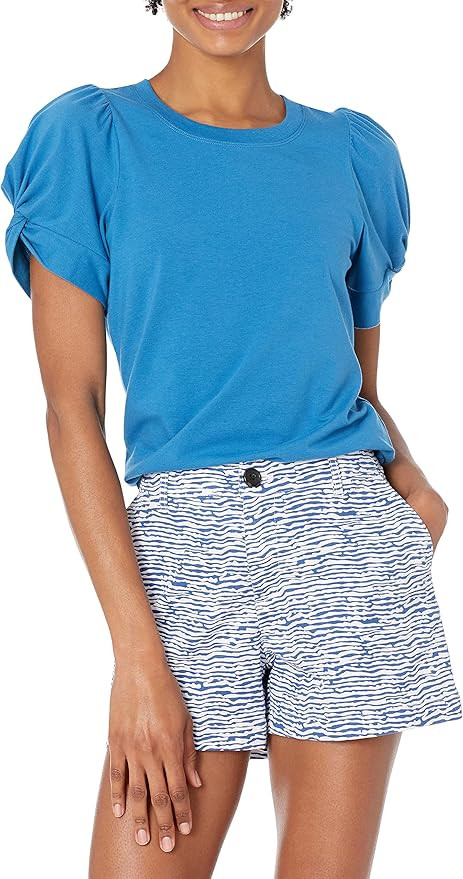 Amazon Essentials Women's Classic-Fit Twist Sleeve Crewneck T-Shirt | Amazon (US)