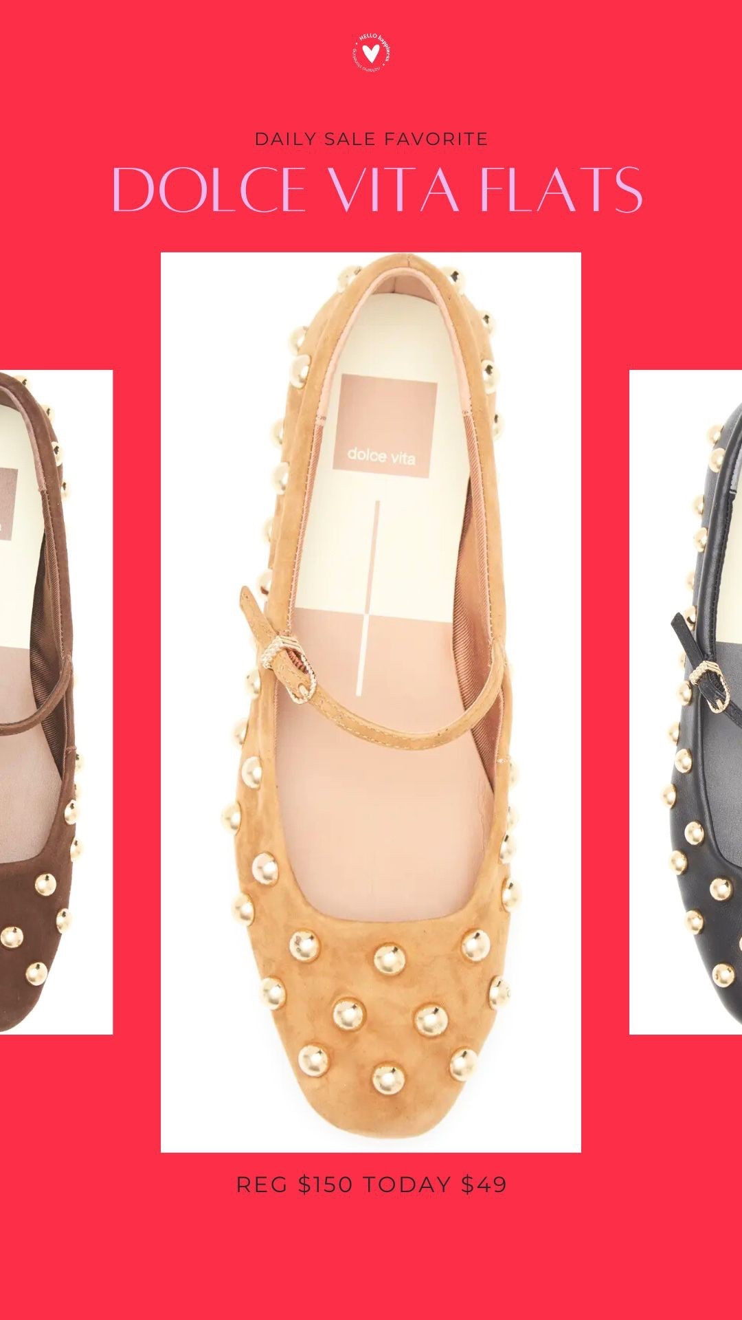 daily sale fav | dolce vita studded flats 

#LTKSaleAlert