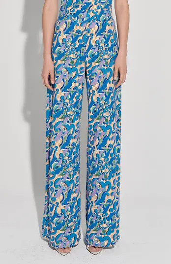 De Loreta Sur High Waist Wide Leg Cotton Pants | Nordstrom | Nordstrom