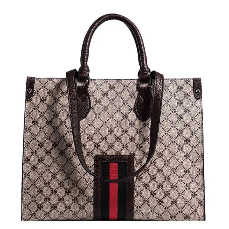 2022 Top Design Luxury Bags Bag women's texture large capacity portable tote printed versatile on... | DHGate