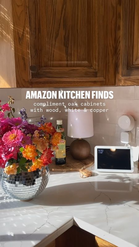 Amazon home. Amazon kitchen fines. Kitchen decor. Wood cabinet kitchen decor. 90s Oak cabinet makeover.

#LTKSaleAlert #LTKHome #LTKSeasonal