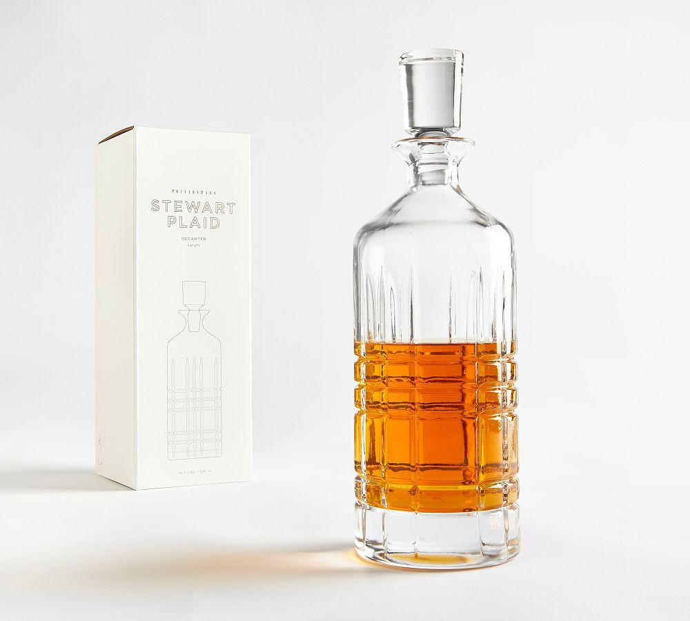 Stewart Plaid Decanter | Pottery Barn (US)