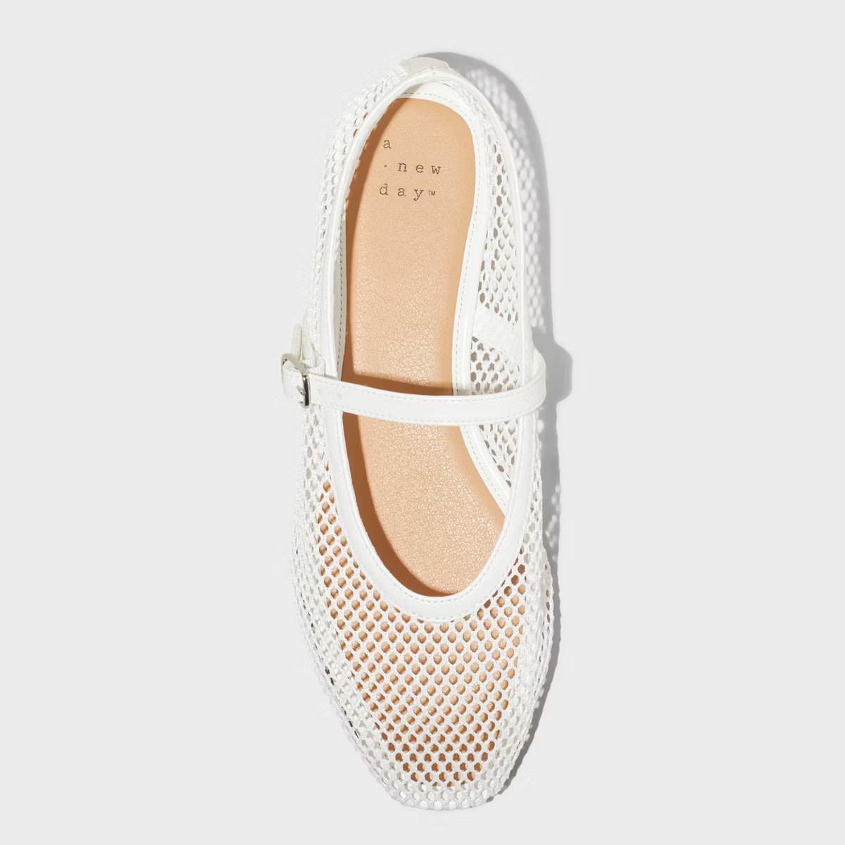 Women's Issa Mesh Mary Jane Ballet Flats with Memory Foam Insole - A New Day™ | Target