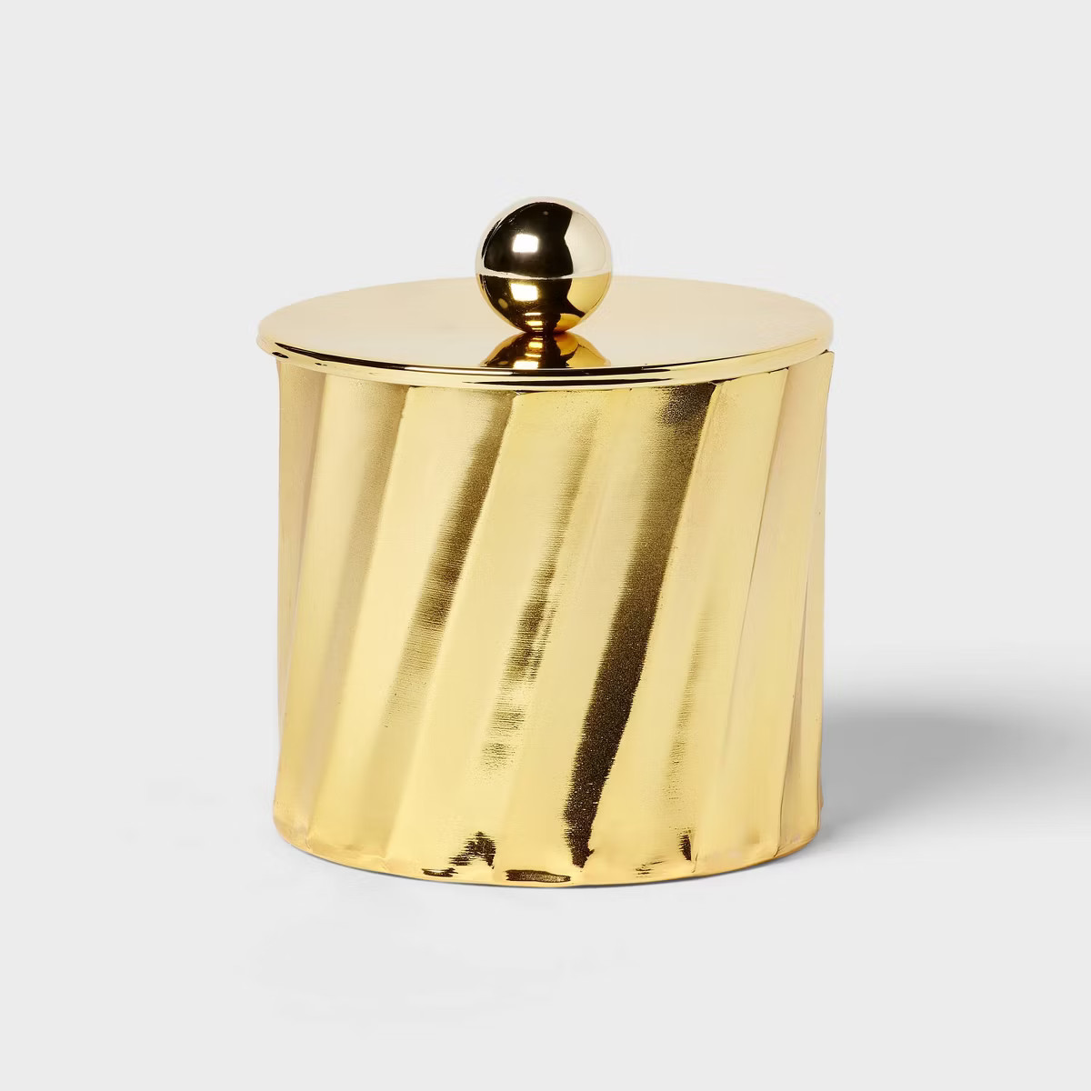 Wooden Wick Lidded Metal Holiday Hearth Candle 8oz - Threshold™ | Target