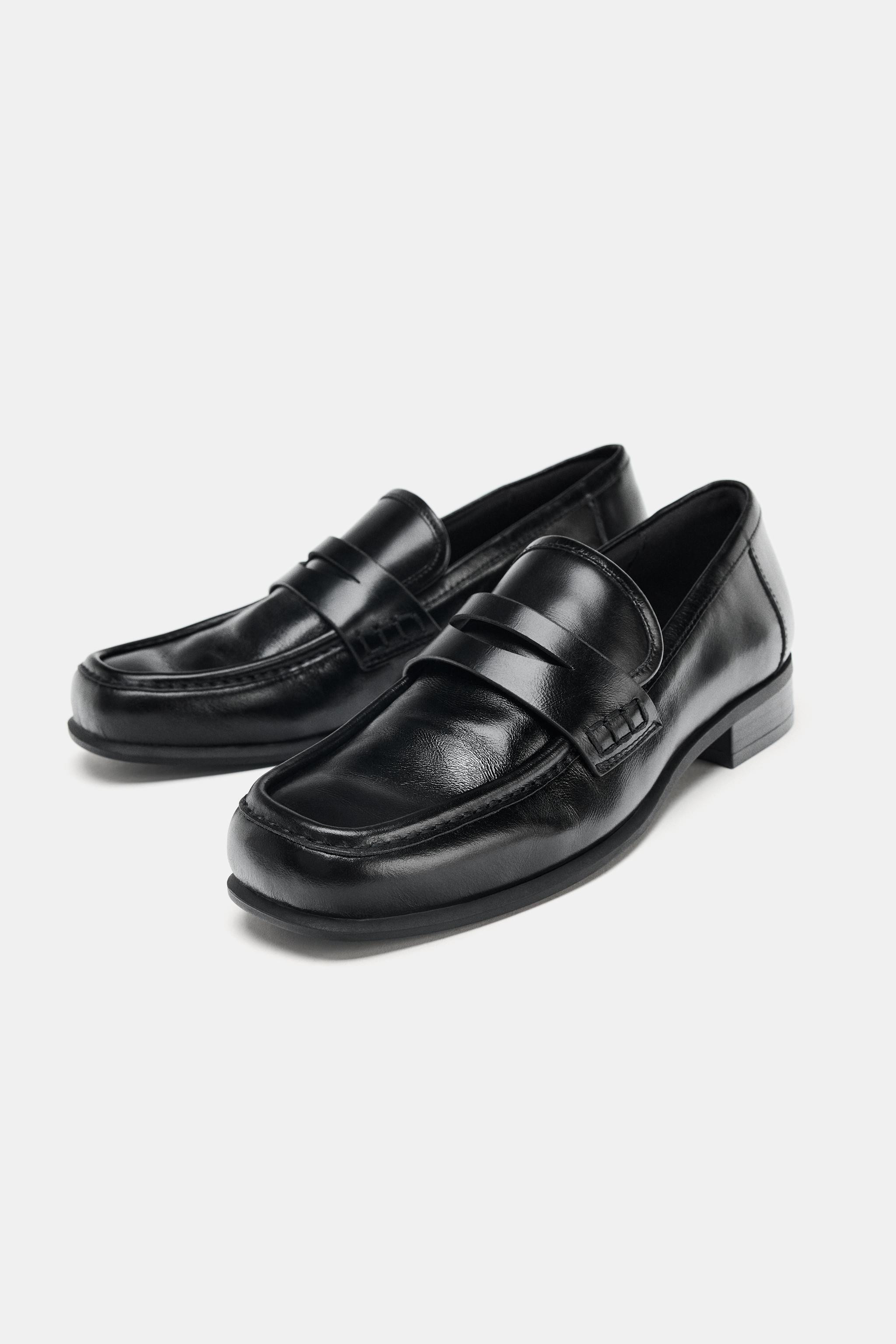 LEATHER LOAFERS | Zara US