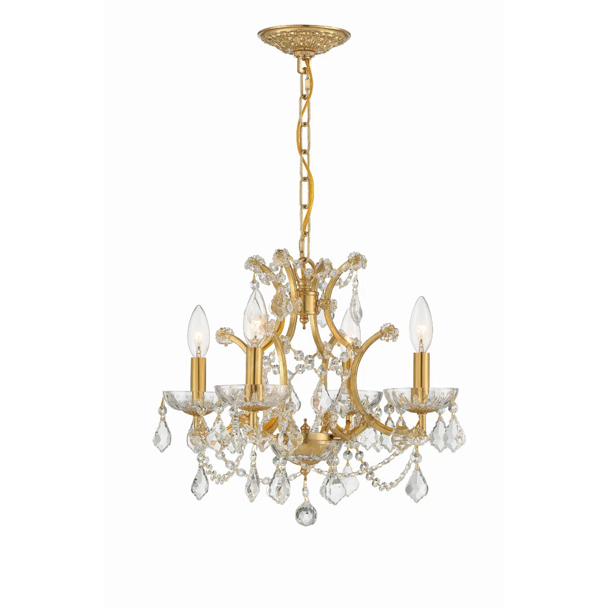 Berthold 4 - Light Dimmable Classic / Traditional Chandelier | Wayfair North America