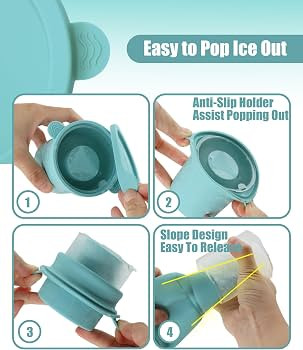 Ice Molds for Owala 24-40oz, Set of 3, Food-Grade Soft Silicone, No White Residue, Easy to Releas... | Amazon (US)