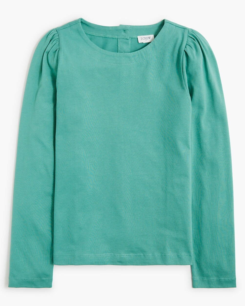 Puff-sleeve button-back top | J.Crew Factory