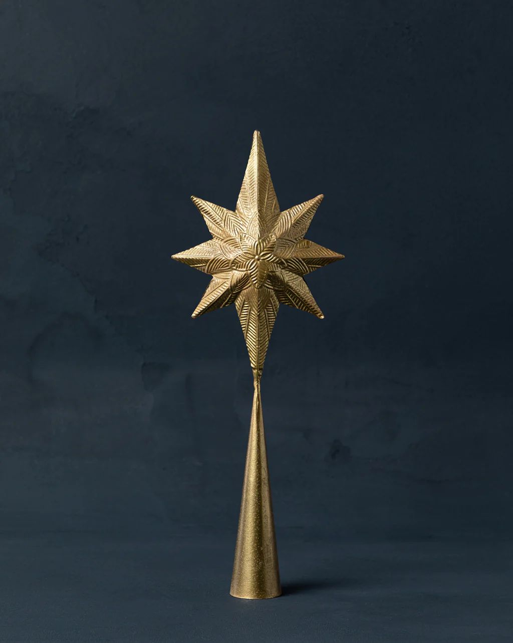 Embossed Star Tree Topper | McGee & Co.