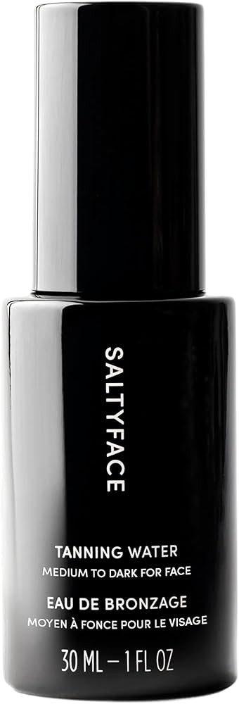 SALTYFACE - Tanning Water (Medium to Dark) - Self Tanner for Face, Neck, Ears, Chest - No Color T... | Amazon (US)