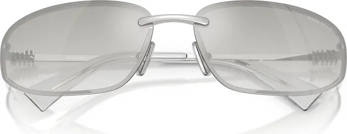 69mm Oversize Oval Sunglasses | Nordstrom
