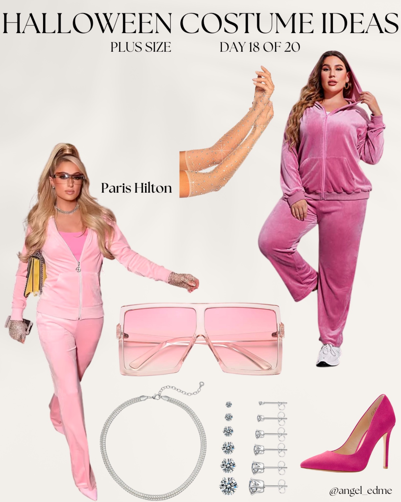 The Paris Hilton Halloween Costume will definitely be the talk of the party! Loving the pink velvet tracksuit


#plussize
#halloweencostume
#lastminute
#costume
#tracksuit

#LTKcurves #LTKHalloween #LTKstyletip