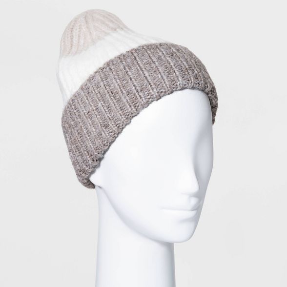 Women's Color Block Beanie - A New Day™ | Target