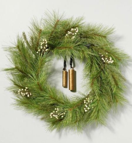 My favorite holiday wreath!  The bells are so beautiful! 

Christmas decor
#christmasdecor 
Holiday decor #holidaydecor 
#targetstyle #magoliahome 

#LTKhome #LTKSeasonal #LTKHoliday