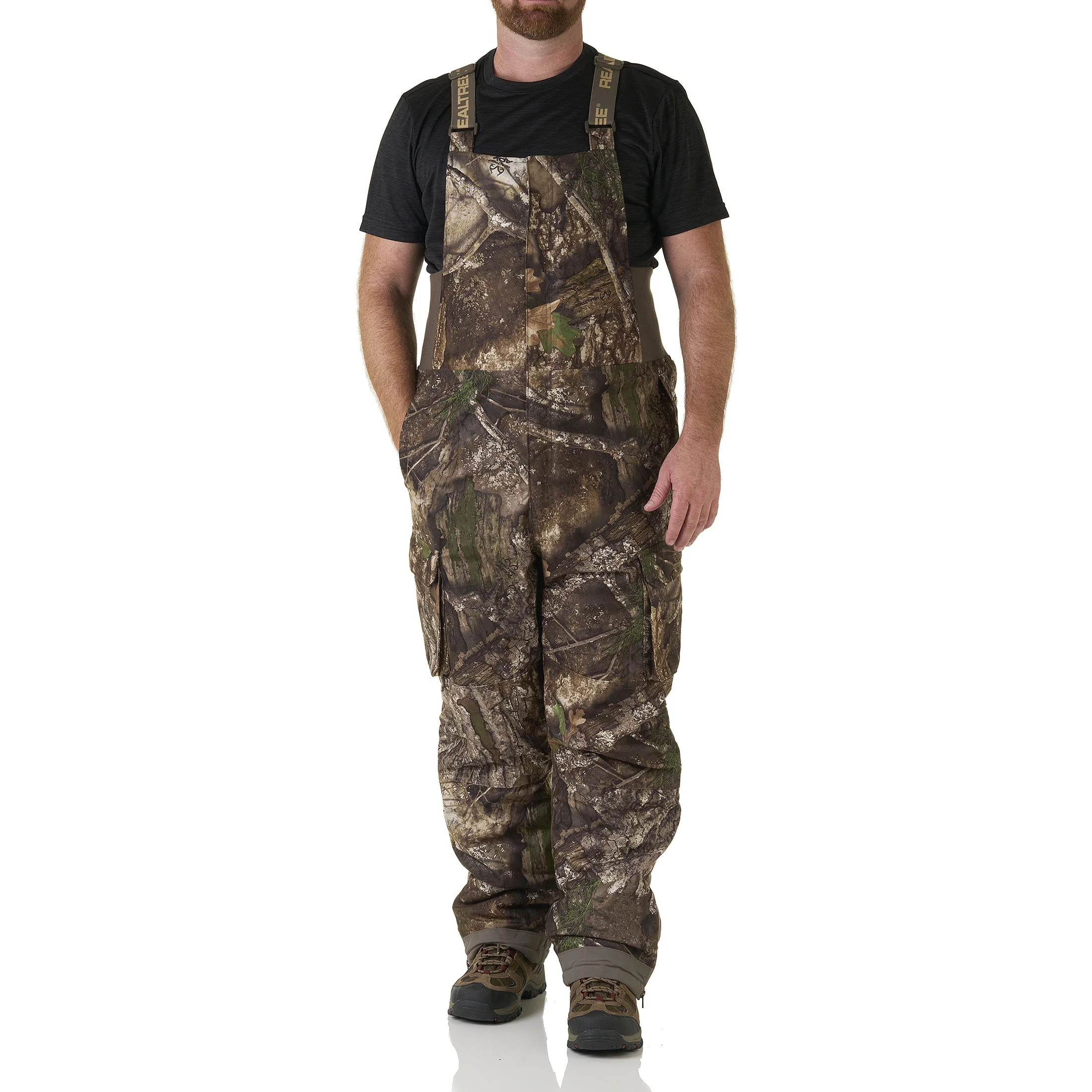 Realtree APX Men's Insulated Hunting Bib, Sizes S-3XL, Outerwear | Walmart (US)
