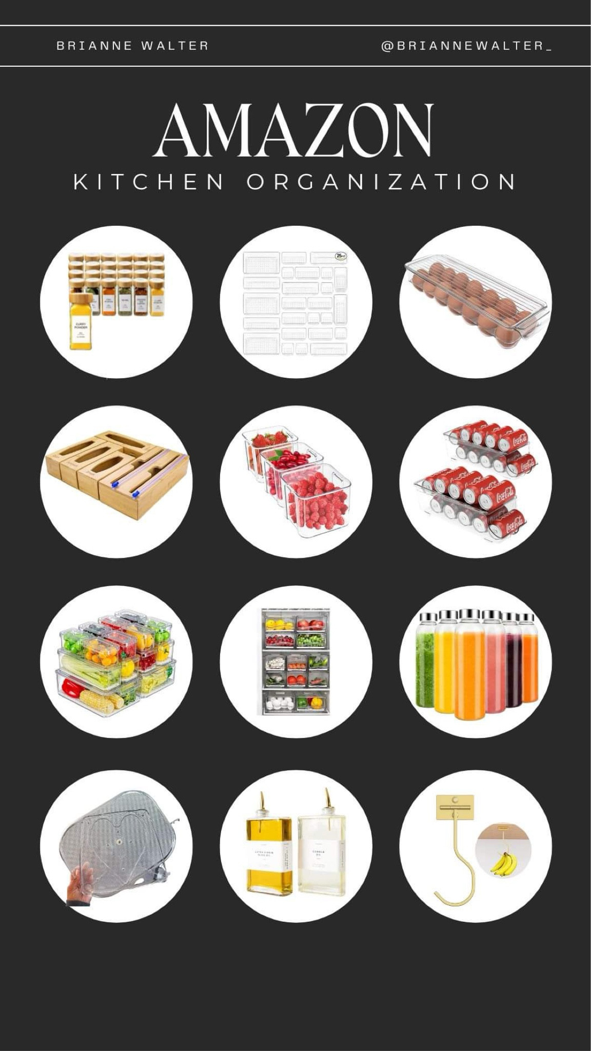 Affordable AMAZON Organization: fridge, pantry, and kitchen must haves for an organized space! 

Pantry organization, kitchen organize, refrigerator organization, organize with me, affordable, boujee on a budget, boujie on a budget, Amazon home finds, affordable organization, hack, tip, iDesign, aesthetic, bamboo spice jars, viral olive oil glass jars, glass juice, containers 

#LTKFindsUnder50 #LTKHome #LTKFindsUnder100