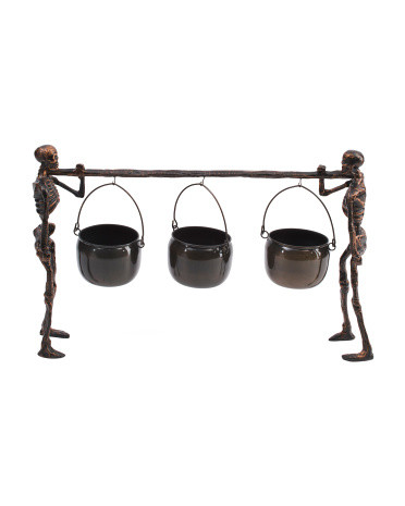 22x14.25in Skeleton Hanging Candy Bowls | TJ Maxx