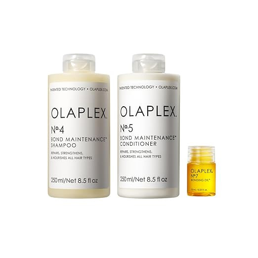 Olaplex Wash and Shine Hair Kit: No. 4, 5, 7, Shampoo & Conditioner Set to Cleanse, Hydrate, & Co... | Amazon (US)