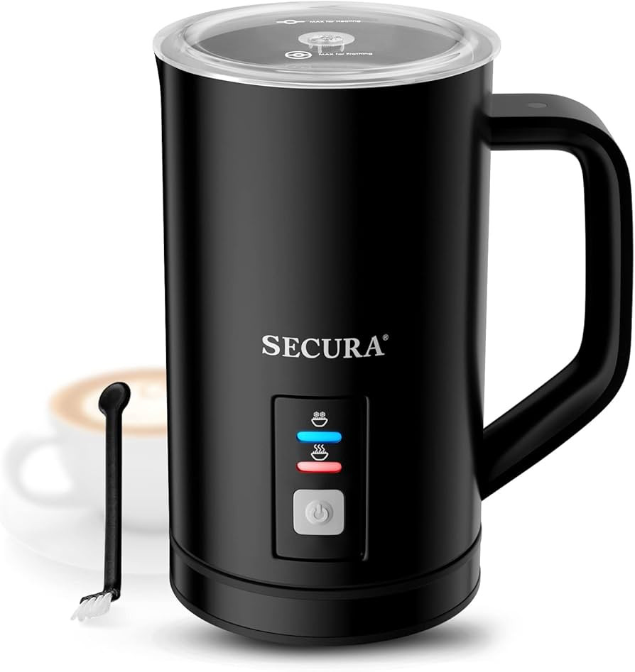 Secura ???? ???????, Electric Milk Steamer Stainless Steel, 8.4o... | Amazon (US)