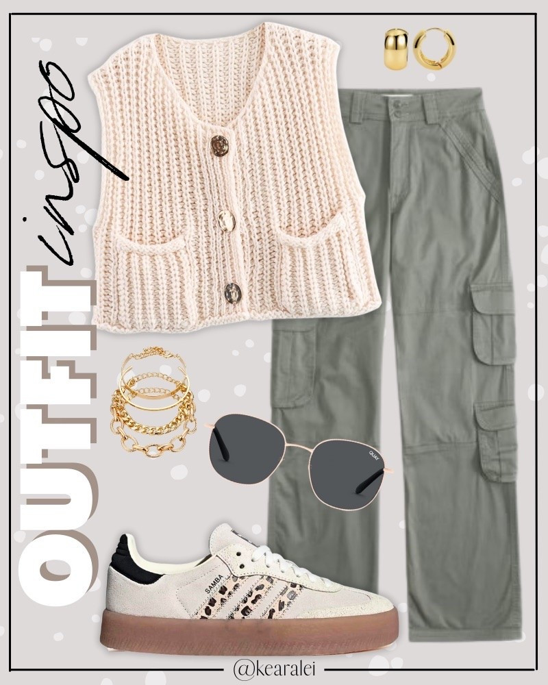 Spring outfits 2026 winter outfits teacher outfits business casual Free People inspired outfit looks for less Amazon fashion affordable outfits white cream ivory chunky short sleeve cardigan gold buttons sweater vest cardigan mock neck sweater shirt knit top with dark red cargo pants rust wide leg pants black leather pointed toe buckle flats shoes boho outfit casual mom outfit momiform business casual teacher outfit teaching workwear office work wear outfits || #freepeople #boho #amazon #walmart #target #fashion #fall #teacher
.
.
deals sales sale alert Amazon fashion, teacher outfits, business casual, casual outfits, neutrals, street style, Midi skirt, Maxi Dress, Swimsuit, Bikini, Travel, skinny Jeans, Puffer Jackets, Concert Outfits, Cocktail Dresses, Sweater dress, Sweaters, cardigans Fleece Pullovers, hoodies, button-downs, Oversized Sweatshirts, Jeans, High Waisted Leggings, dresses, joggers, fall Fashion, winter fashion, leather jacket, Sherpa jackets, Deals, shacket, Plaid Shirt Jackets, apple watch bands, lounge set, Date Night Outfits, Vacation outfits, Mom jeans, shorts, sunglasses, Disney outfits, Romper, jumpsuit, Airport outfits, biker shorts, Weekender bag, plus size fashion, Stanley cup tumbler, boots booties tall over the knee, ankle boots, Chelsea boots, combat boots, pointed toe, chunky sole, heel, high heels, mules, clogs, sneakers, slip on shoes, Nike, adidas, vans, dr. marten’s, ugg slippers, golden goose, sandals, high heels, loafers, Birkenstocks, Steve Madden Target, Abercrombie and fitch, Nordstrom

#LTKootd #LTKSeasonal #LTKSaleAlert