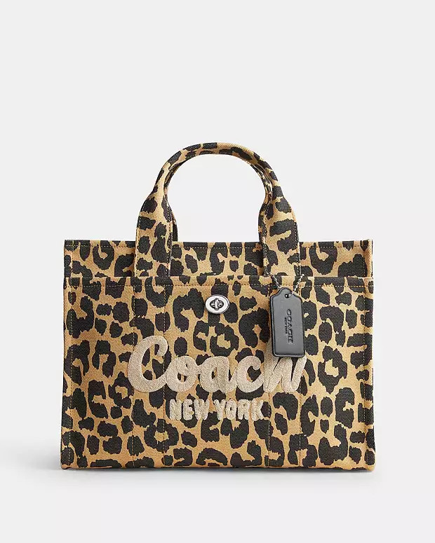 Cargo Tote Bag With Leopard Print | Coach (US)